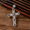 Cross Sterling Silver Necklace | Gemstone Pendant | Silver Equinox