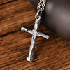 Silver Cross Necklace | Men's Cross Necklace | Silver Equinox