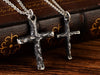 Silver Cross Necklace | Men's Cross Necklace | Silver Equinox