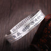 Tibetan Mantra Slim Bracelet | Mantra Bracelet | Silver Equinox