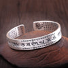 Tibetan Mantra Slim Bracelet | Mantra Bracelet | Silver Equinox