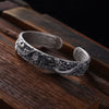 Phoenix Dragon Silver Cuff Bracelet | Dragon Bracelet | Silver Equinox