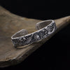 Phoenix Dragon Silver Cuff Bracelet | Dragon Bracelet | Silver Equinox