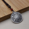 Tibetan Mantra Fine Silver Pendant | Pendant | Silver Equinox