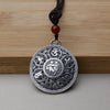 Tibetan Mantra Fine Silver Pendant | Pendant | Silver Equinox