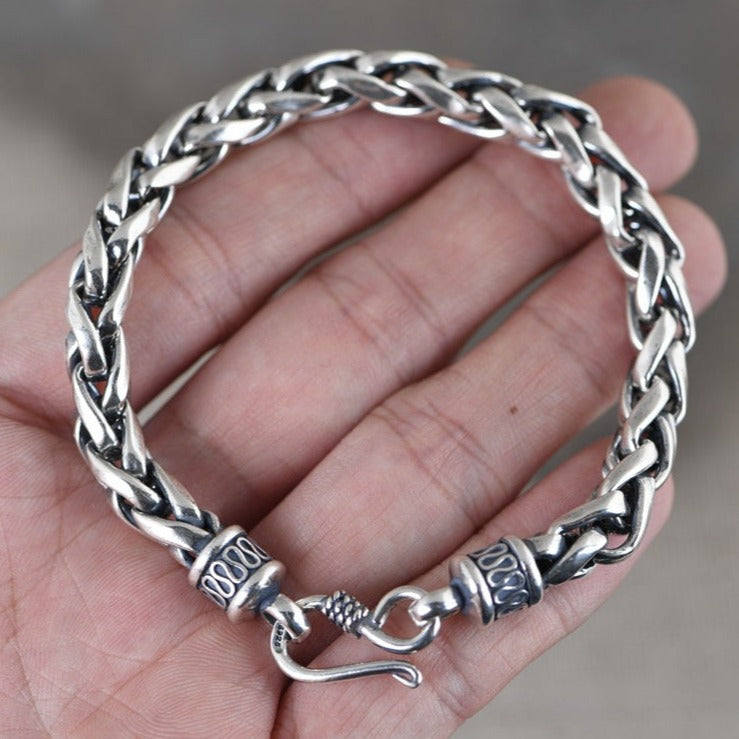 Minimalist Sterling Silver Chain Bracelet