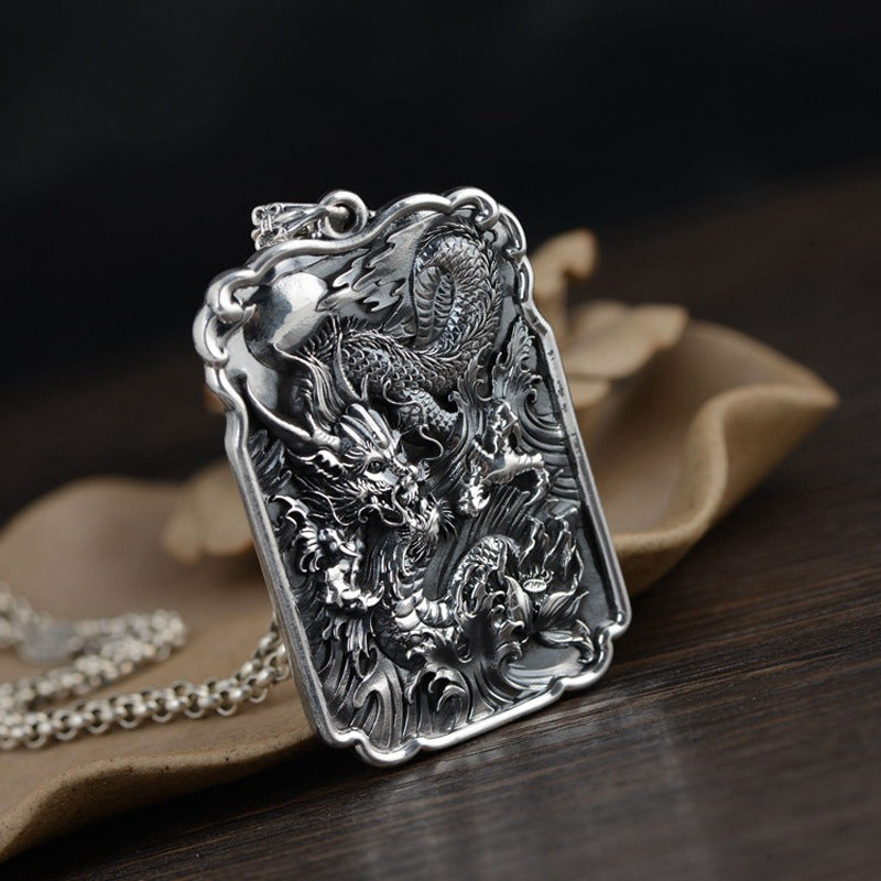 Silver Dragon Pendants | Dragons Pendant | Silver Equinox