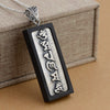 Tibetan Mantra Silver Pendant | Silver Pendant | Silver Equinox