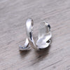 Minimalist Arrow Feather 925 Sterling Silver Adjustable Ring - Silver Equinox