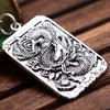 Asian Dragon Fine Silver Pendant - Silver Equinox