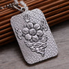 Asian Dragon Fine Silver Pendant - Silver Equinox