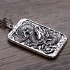 Asian Dragon Fine Silver Pendant - Silver Equinox