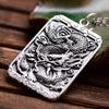 Asian Dragon Fine Silver Pendant - Silver Equinox