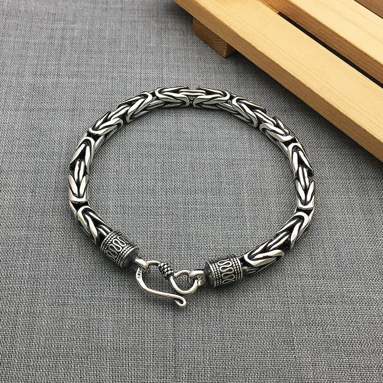 Byzantine Silver Bracelet | Byzantine Bracelet | Silver Equinox