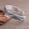 Phoenix Dragon Silver Cuff Bracelet | Dragon Bracelet | Silver Equinox