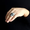 Massive Skull 925 Sterling Silver Ring - Silver Equinox