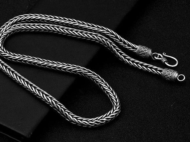 Thick Snake Chain Necklace | Snake Chain Necklace | Silver Equinox